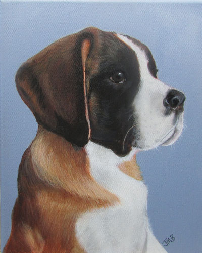 Dog Portrait of Belle